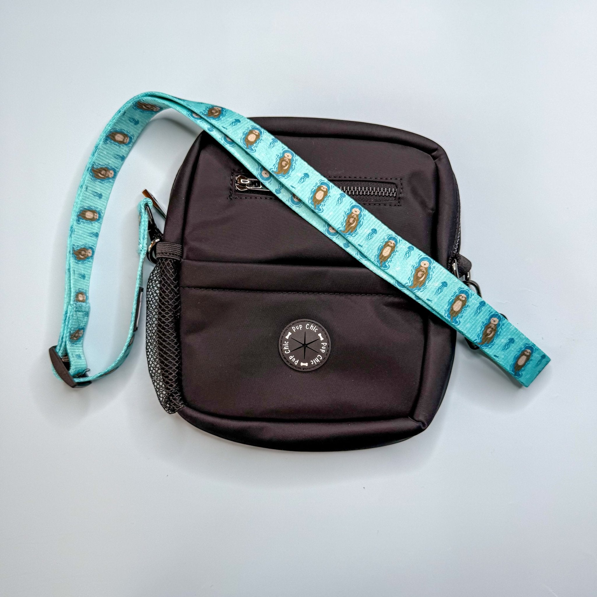 Otterly Lovely Dog Walking Bag - Bag and strap or strap only - 🦦💙 - Pup Chic Boutique