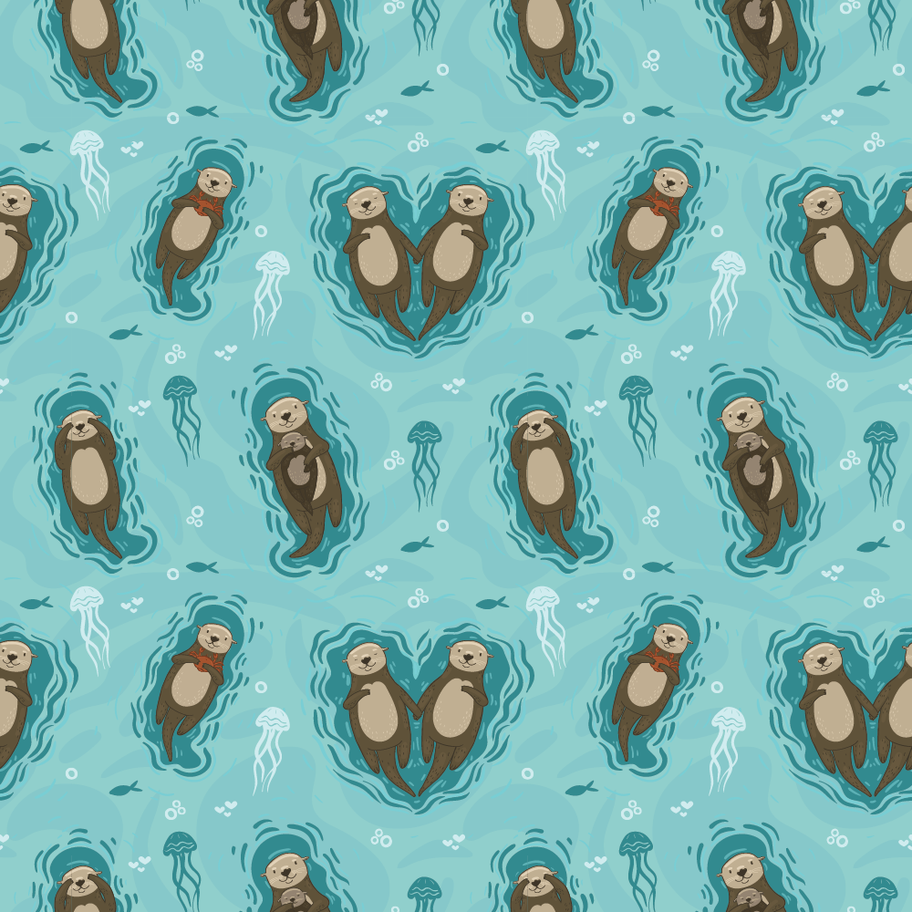 Otterly Lovely Step - In Adjustable Dog Harness - Pup Chic Boutique