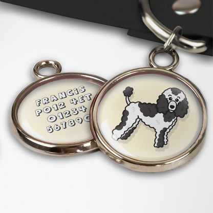 Oodles of Poodles Parti Dog Tag - Pup Chic Boutique