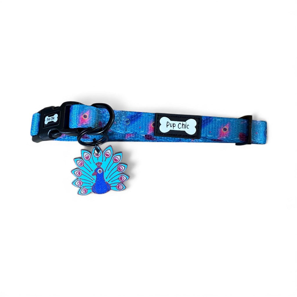 Peacock NFC Dog Tag - Smart Pet ID Tag - Pup Chic Boutique