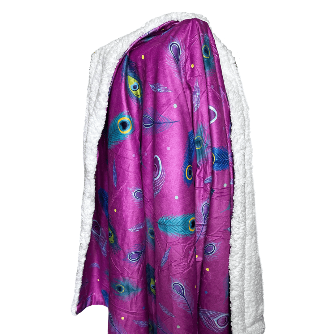 Peacock Power blanket - Pup Chic Boutique