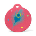 Peacock Power Dog ID Tag - Pup Chic Boutique