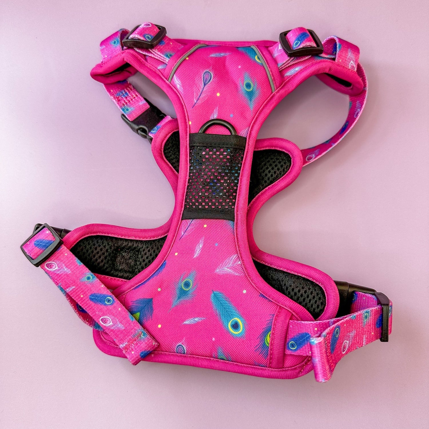 Peacock Power No Pull Tactical Dog Harness - Pup Chic Boutique