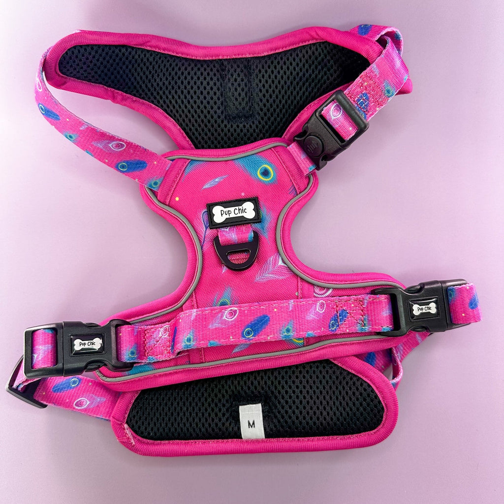 Peacock Power No Pull Tactical Dog Harness - Pup Chic Boutique