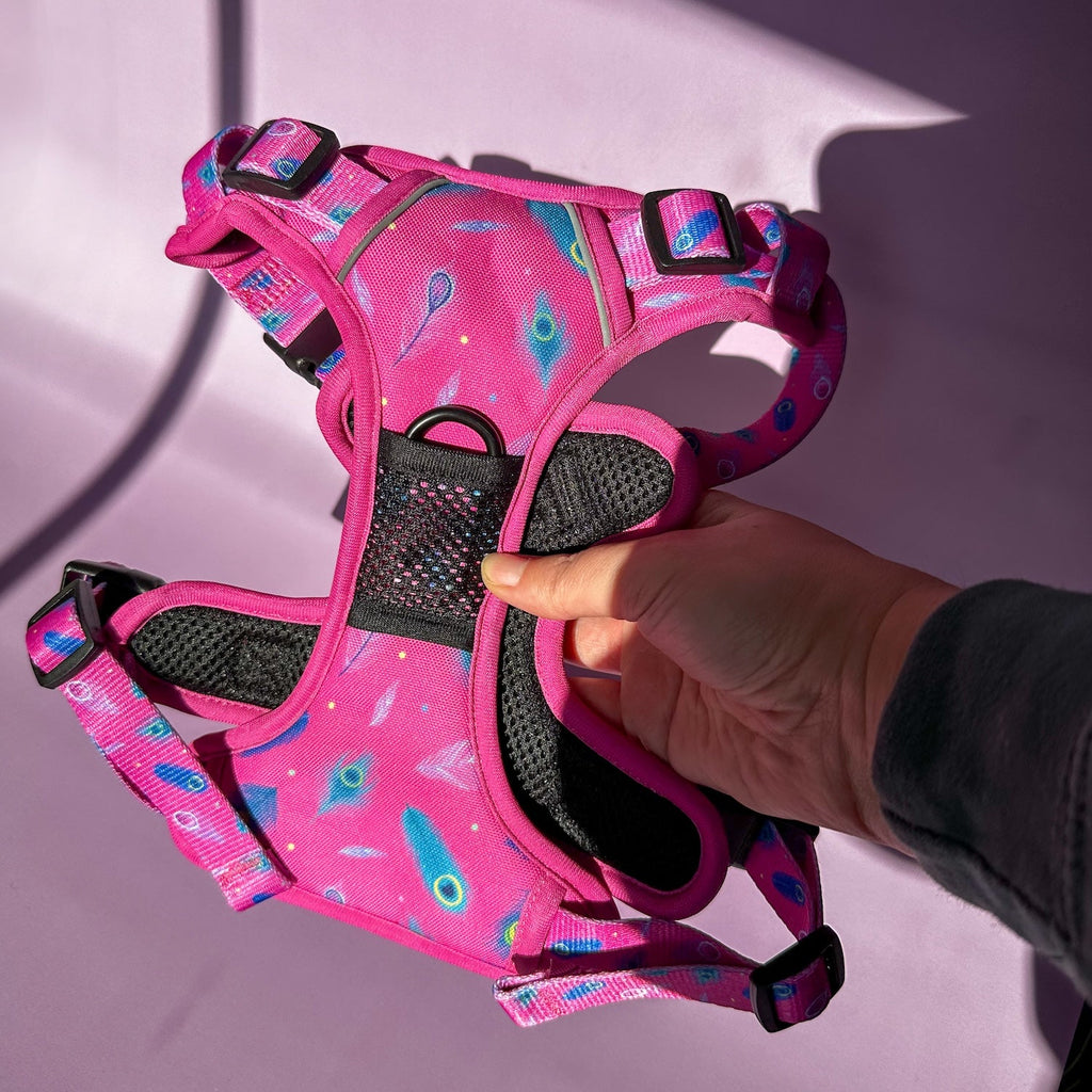 Peacock Power No Pull Tactical Dog Harness - Pup Chic Boutique