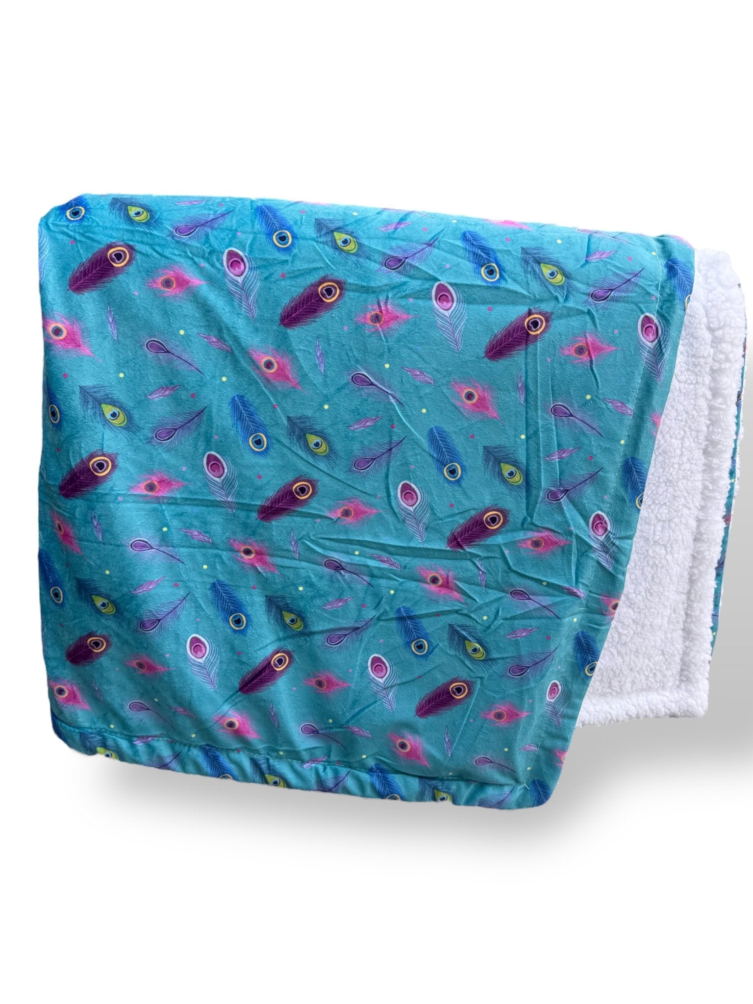 Power Peacock blanket - Pup Chic Boutique
