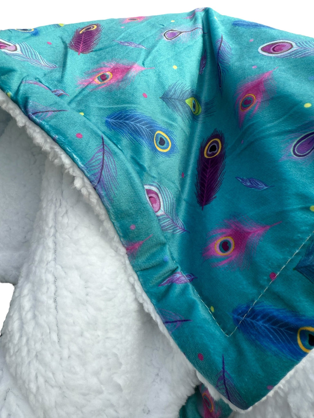 Power Peacock blanket - Pup Chic Boutique