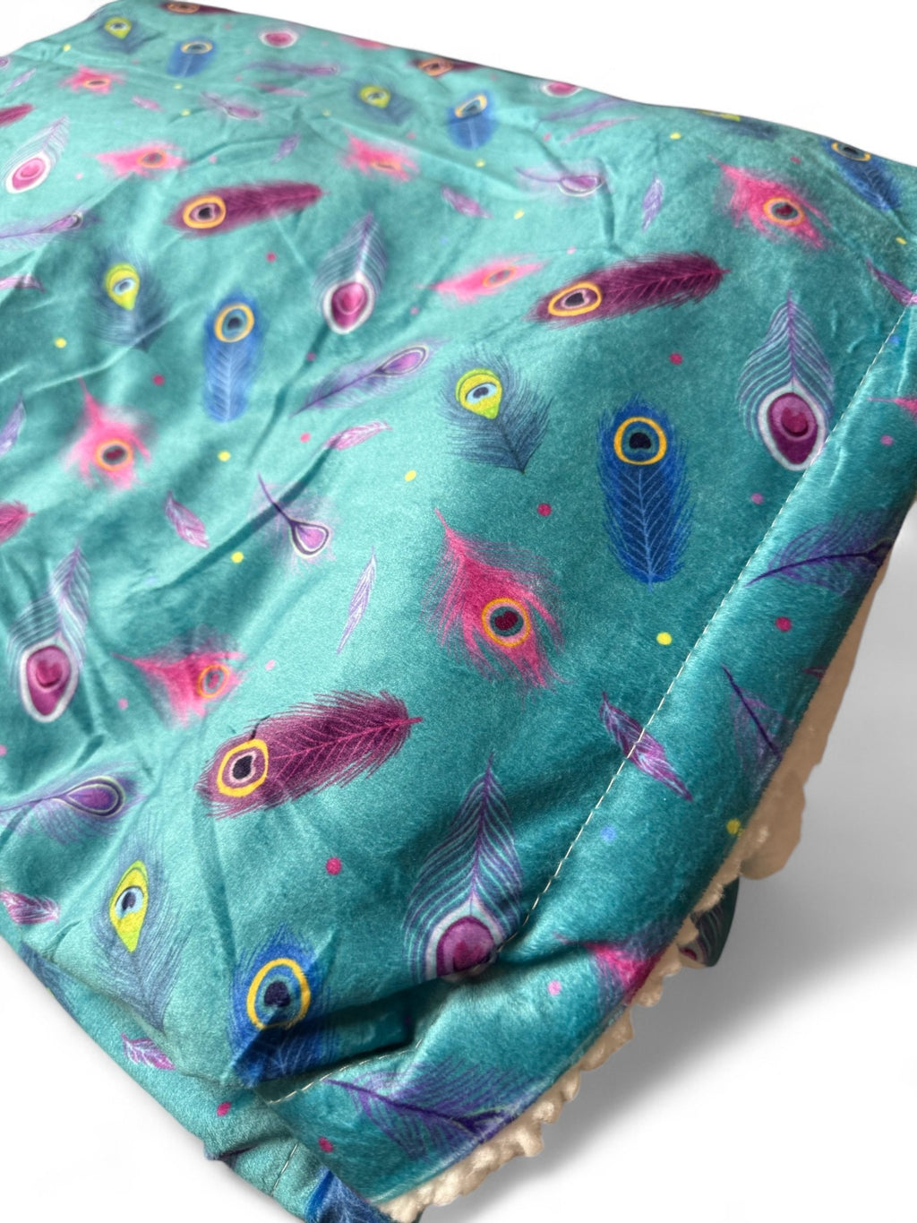 Power Peacock blanket - Pup Chic Boutique