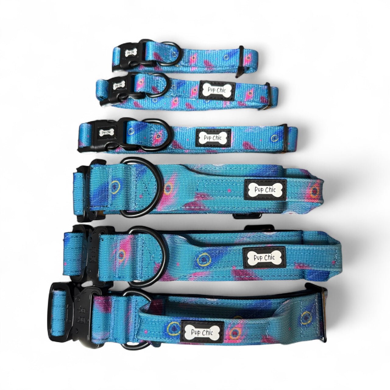 Power Peacock Tactical Dog Collar - Pup Chic Boutique