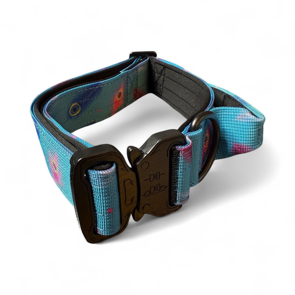 Power Peacock Tactical Dog Collar - Pup Chic Boutique