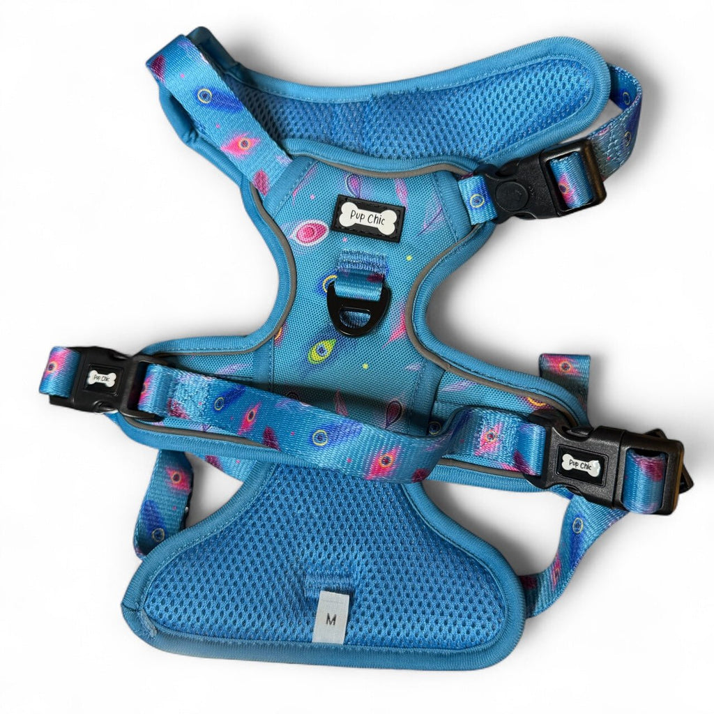 Power Peacock Tactical Dog Harness – No Pull & Fully Adjustable - Pup Chic Boutique