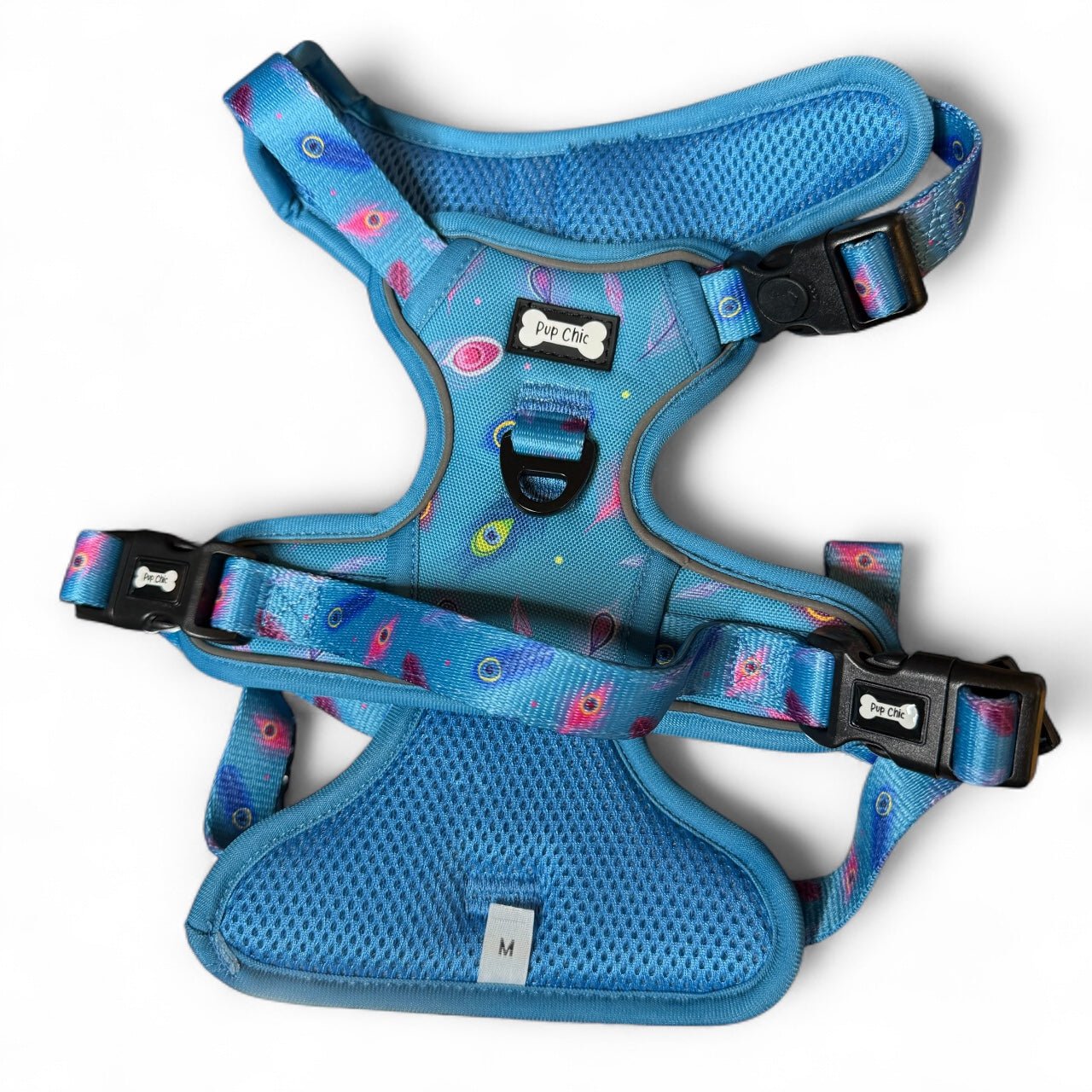 Power Peacock Tactical Dog Harness – No Pull & Fully Adjustable - Pup Chic Boutique