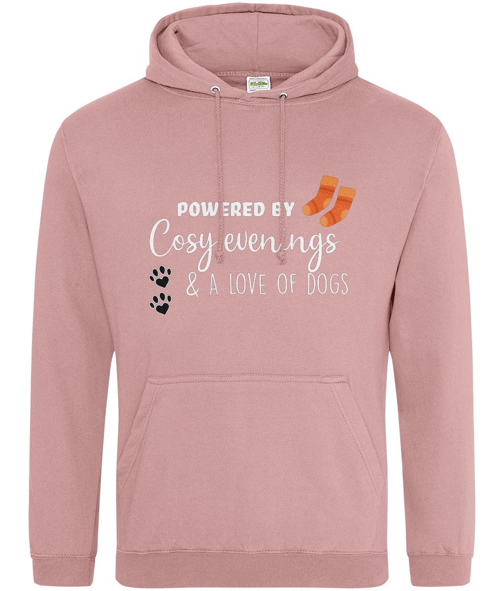 Powered by Cosy Evenings & a Love of Dogs Hoodie - Pup Chic Boutique