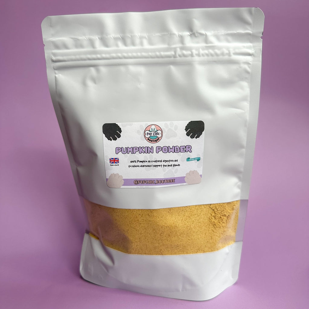 Pumpkin Powder for Dogs & Cats – Natural Digestive Aid (200g) - Pup Chic Boutique