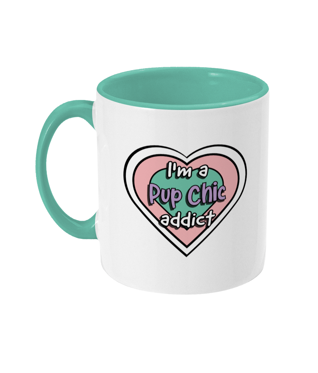 Pup Chic Addict Two Toned Mug - Pup Chic Boutique