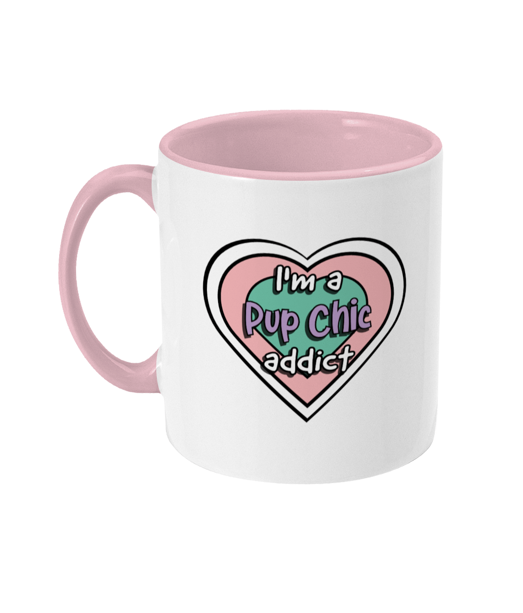 Pup Chic Addict Two Toned Mug - Pup Chic Boutique