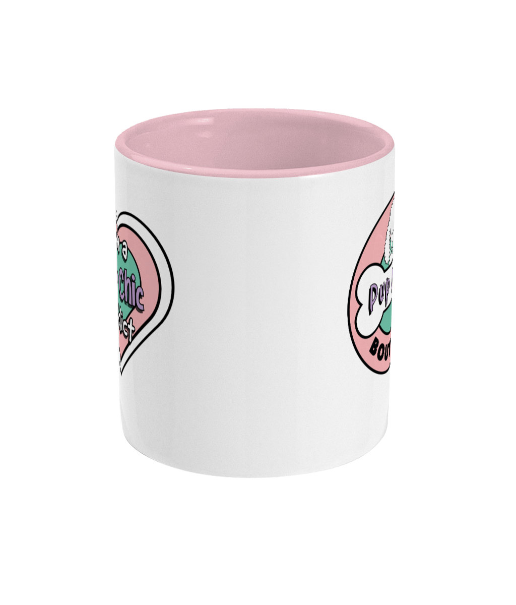 Pup Chic Addict Two Toned Mug - Pup Chic Boutique
