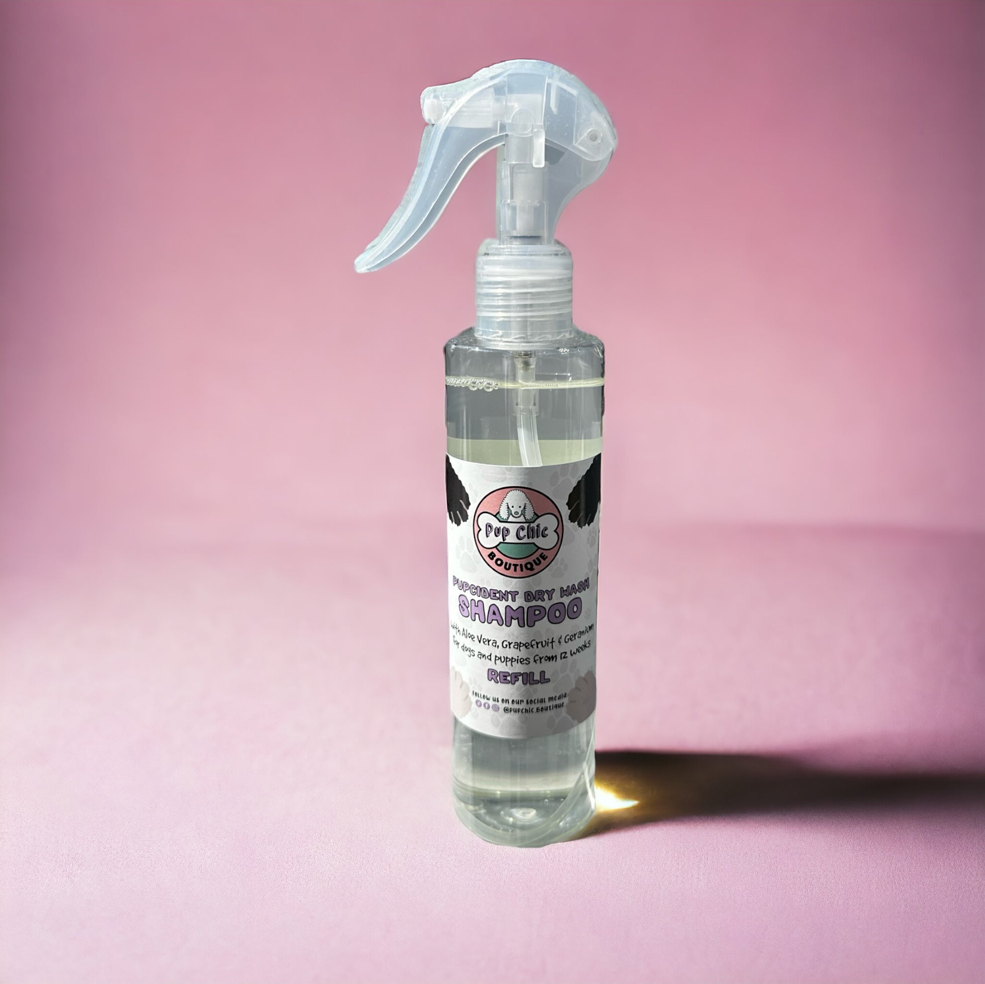 Pupcident dry wash shampoo 200ml - Pup Chic Boutique