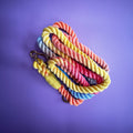 Rainbow Multi - Use 7ft Rope Dog Lead – Vibrant, Versatile, and Durable - Pup Chic Boutique