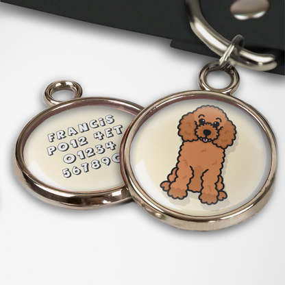 Oodles of Poodles Red Dog Tag - Pup Chic Boutique