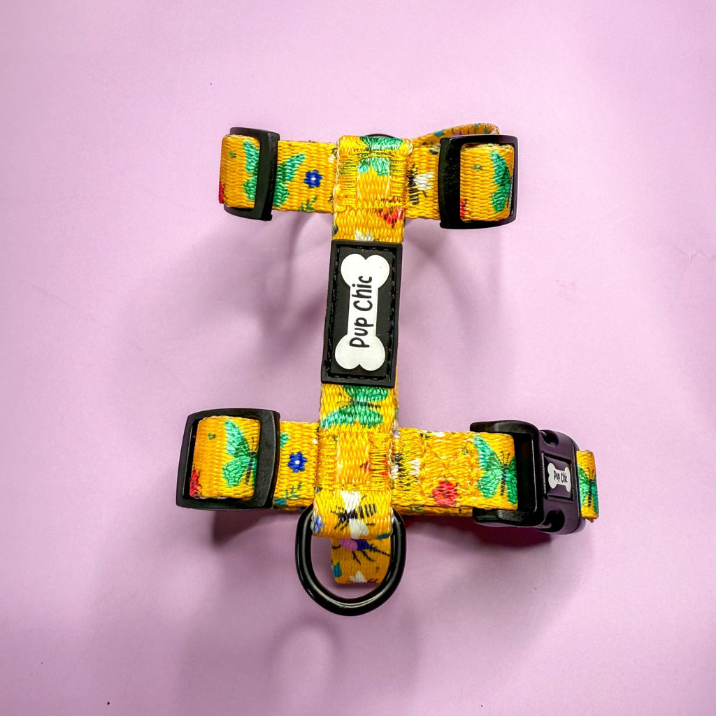 Summer Buzzin’ puppy XXXS strap harness - Pup Chic Boutique