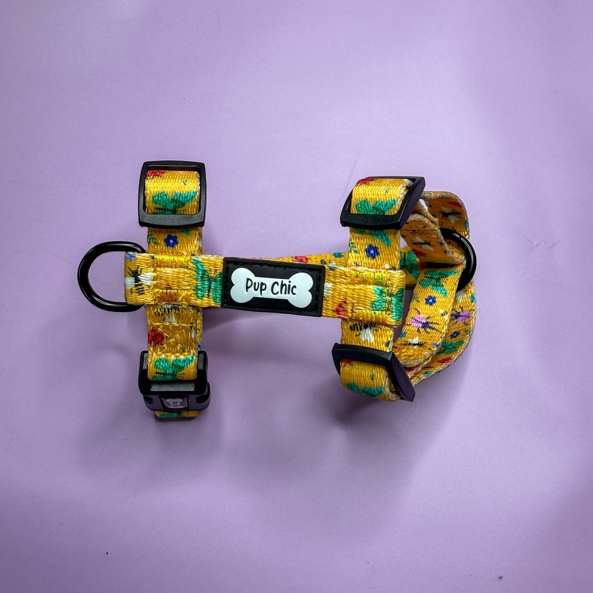 Summer Buzzin’ puppy XXXS strap harness - Pup Chic Boutique