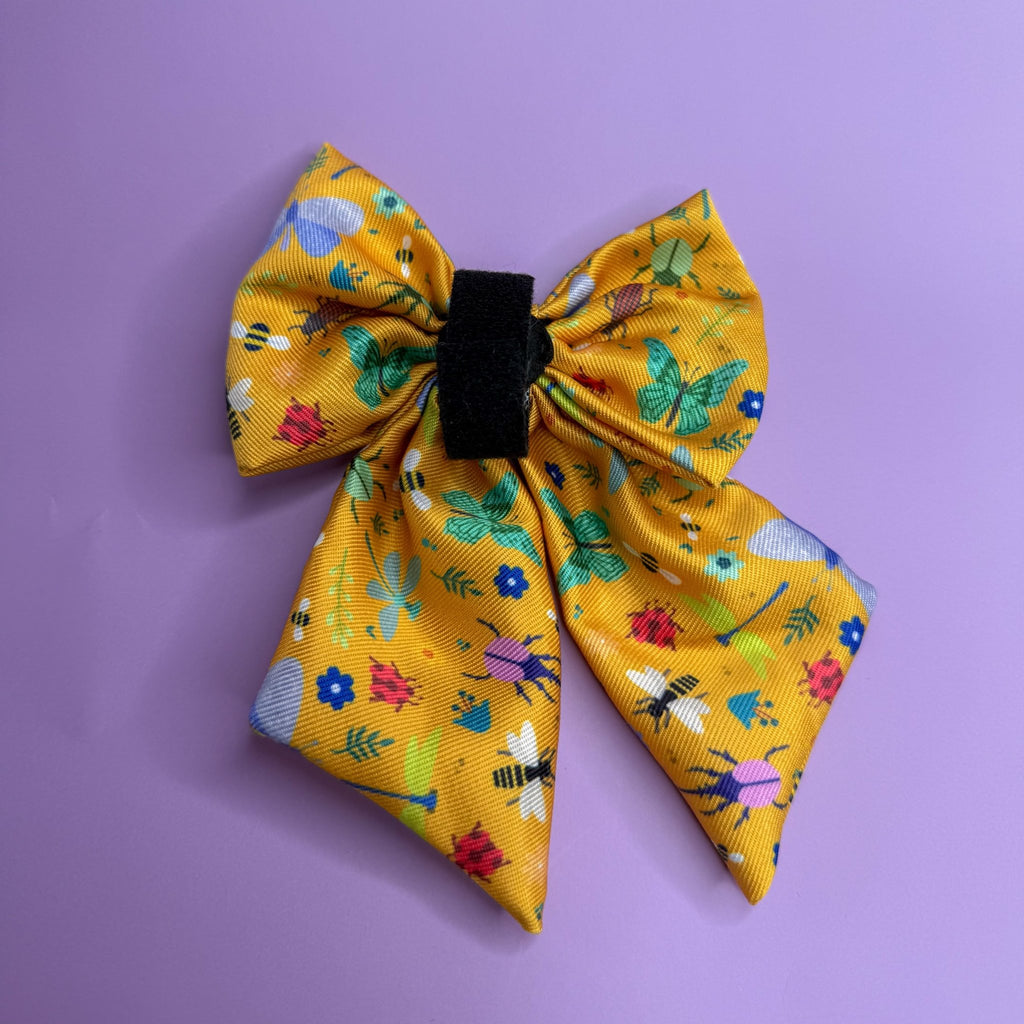 Summer Buzzin’ Sailor bow - Pup Chic Boutique