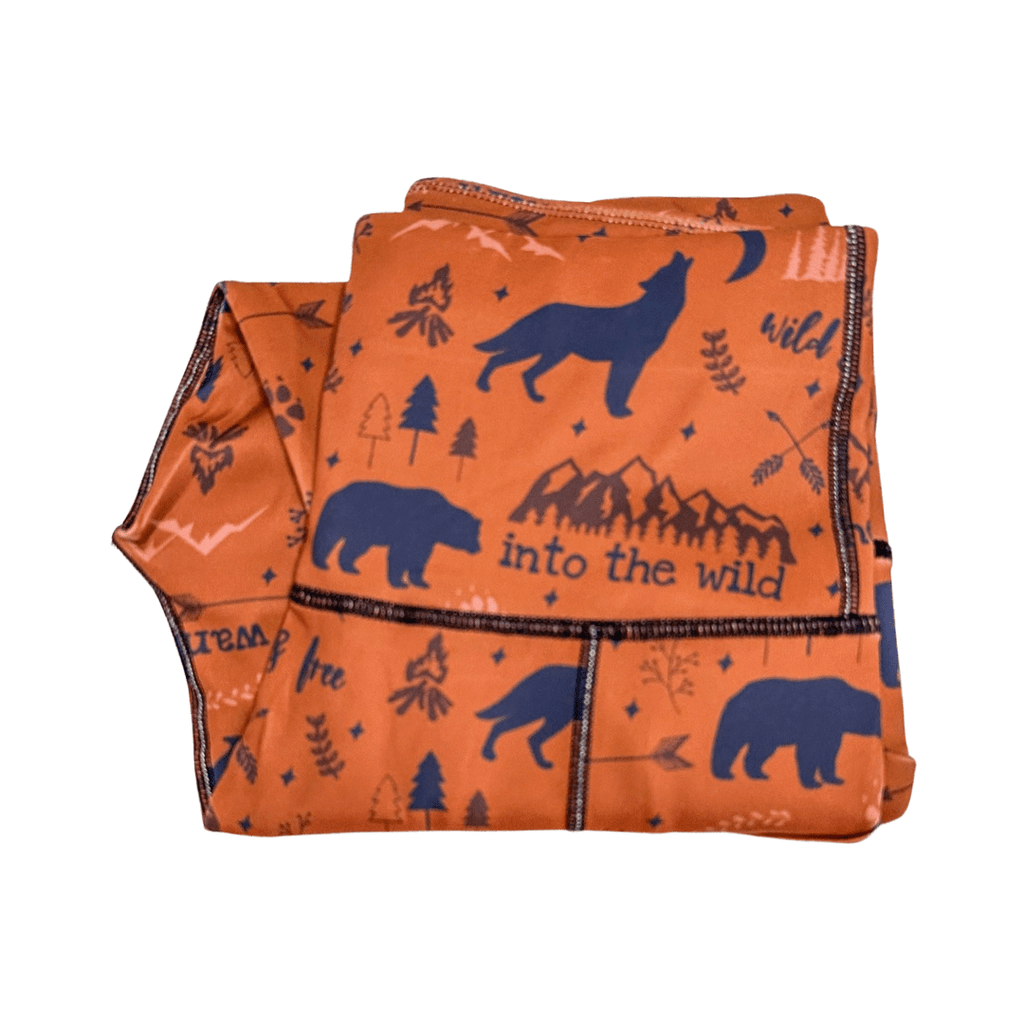 Wanderlust matching leggings - Pup Chic Boutique