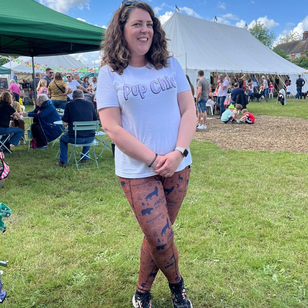 Wanderlust matching leggings - Pup Chic Boutique