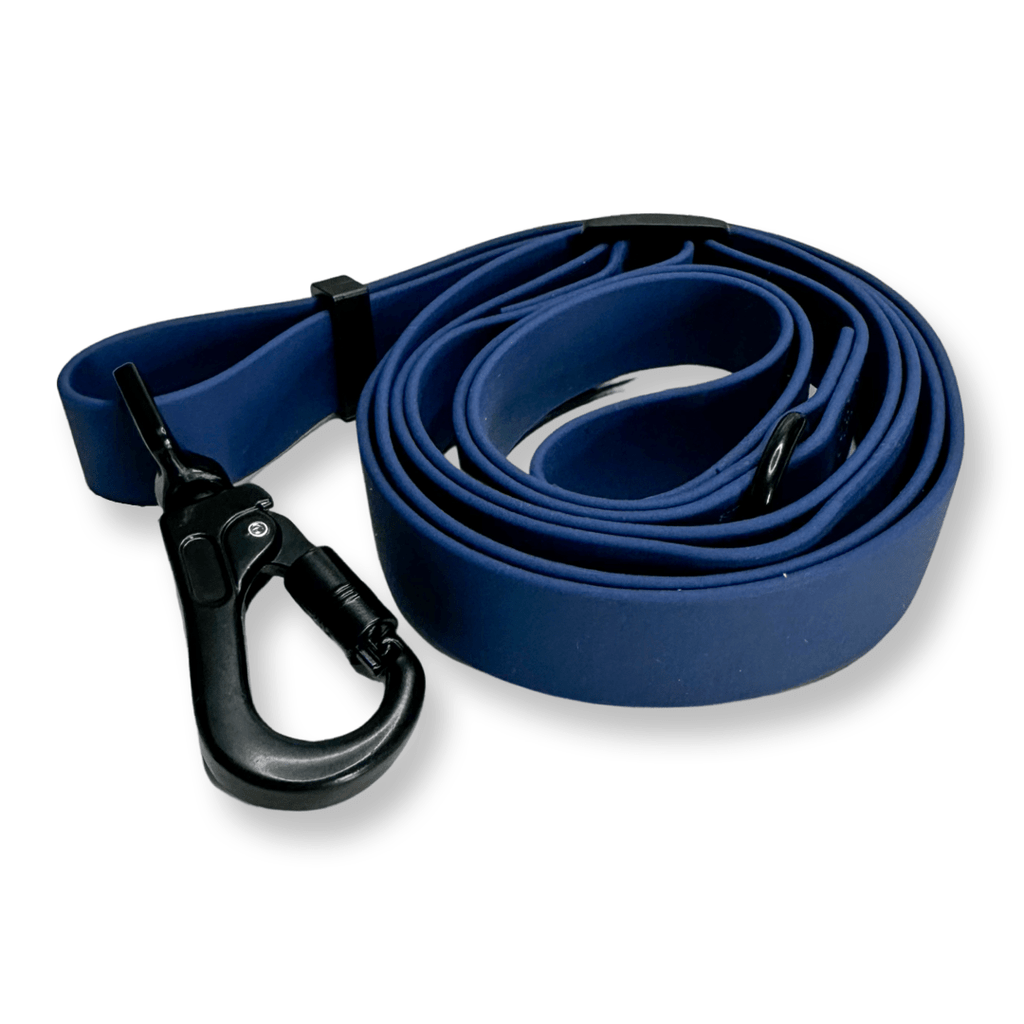 Waterproof 3ft to 5ft adjustable dog leads - PVC biothane dog leash - Pup Chic Boutique