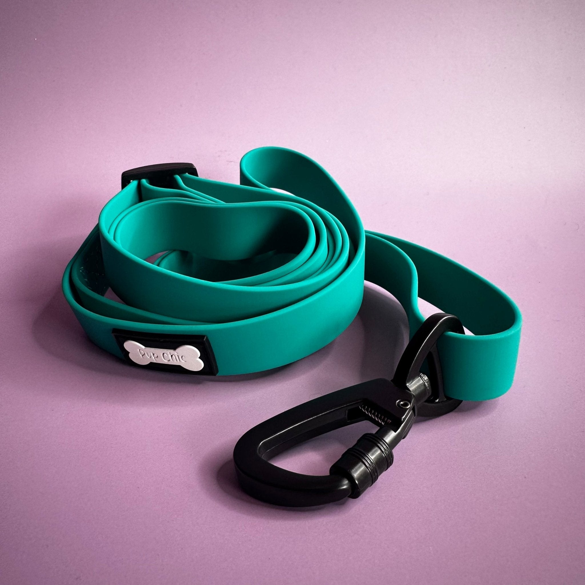 Waterproof 3ft to 5ft adjustable dog leads - PVC biothane dog leash - Pup Chic Boutique