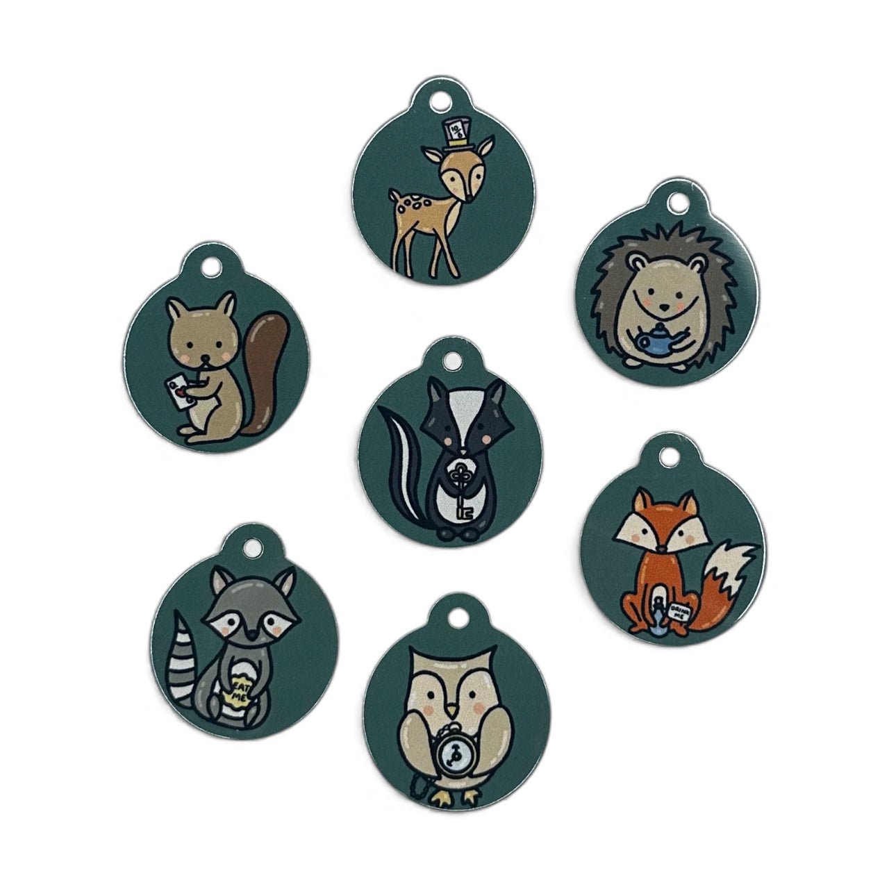 Woodland Wonderland Dog ID Tags - Pup Chic Boutique