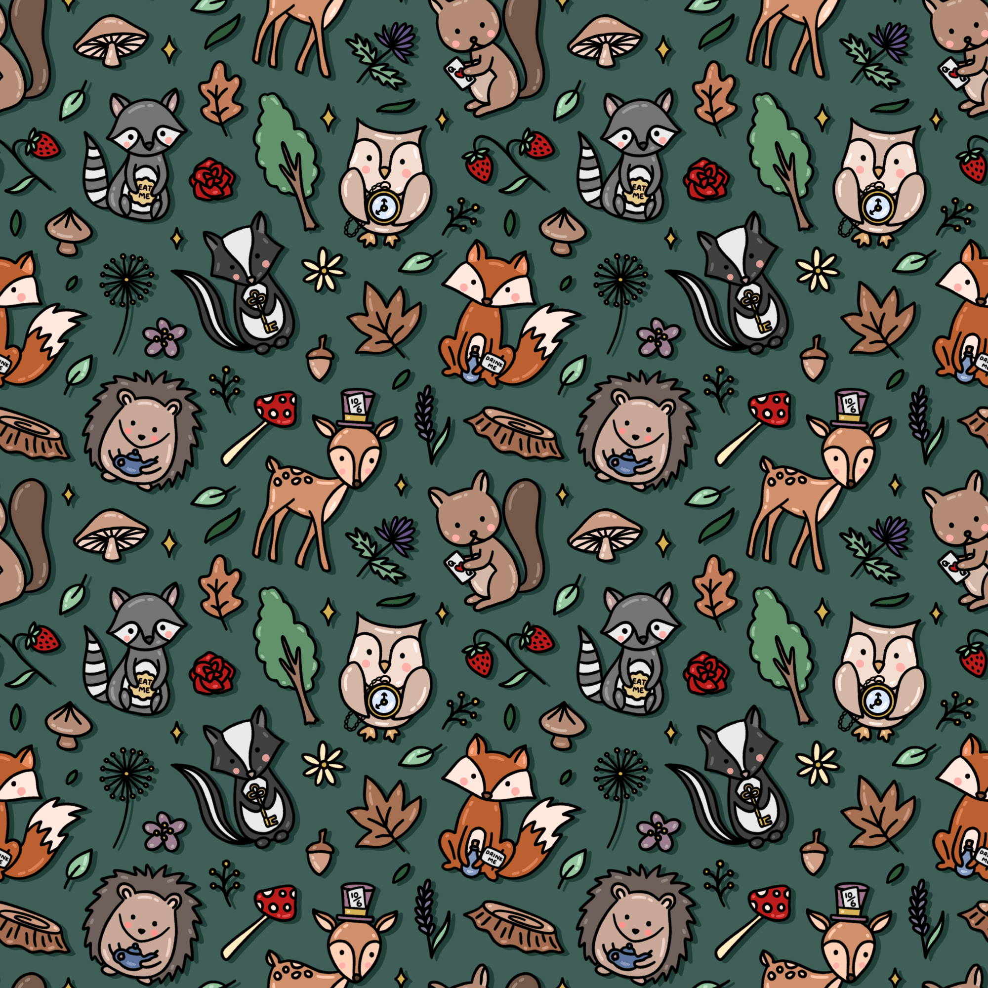 Woodland Wonderland Dog Settle Mat – Lightweight, Waterproof & Travel - Friendly - Pup Chic Boutique