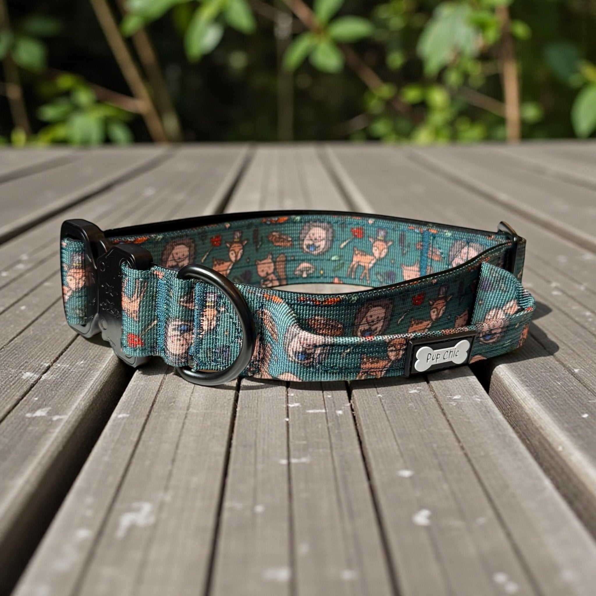Woodland Wonderland Tactical Dog Collar - Pup Chic Boutique