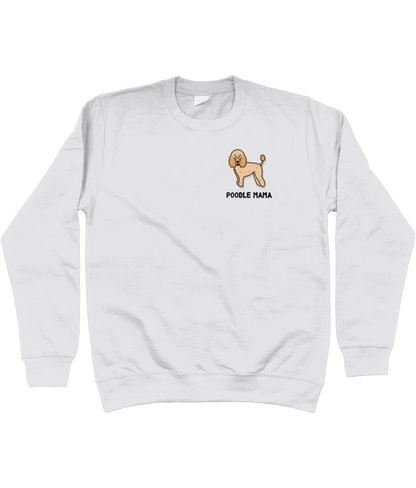 Apricot poodle mama sweatshirt - Pup Chic Boutique