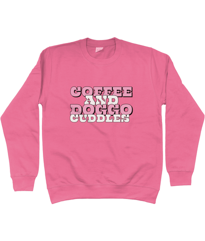 Coffee and doggo cuddles sweatshirt - Pup Chic Boutique