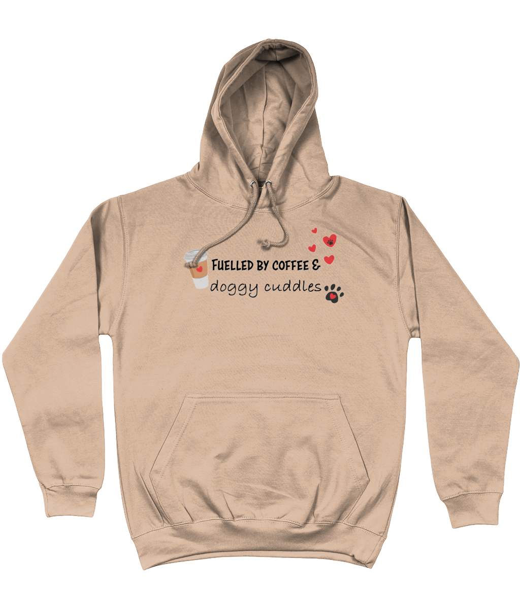 Fuelled by coffee and doggy cuddles hoodie - Pup Chic Boutique