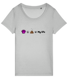 dog mum life poo t-shirt