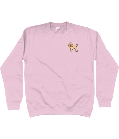 Apricot poodle sweatshirt - Oodles of Poodles - Pup Chic Boutique