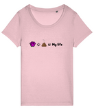 dog mum life poo t-shirt