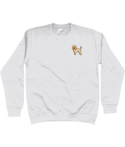 Apricot poodle sweatshirt - Oodles of Poodles - Pup Chic Boutique