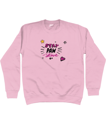 Stay Paw-sitive sweatshirt - Pup Chic Boutique