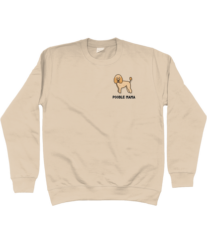 Apricot poodle mama sweatshirt - Pup Chic Boutique