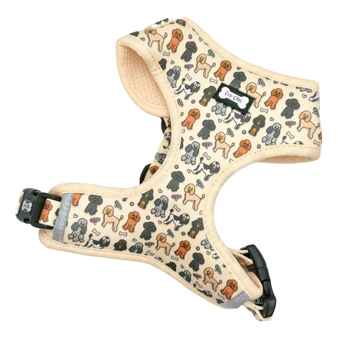 Oodles of Poodles Adjustable Harness - puppy toy, miniature and standard poodle dog harness
