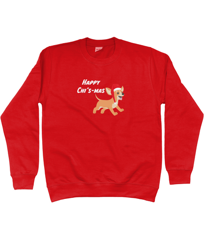 Happy Chi's-mas Christmas jumper - Pup Chic Boutique