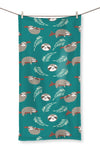 lazy sloth towel 19.7"x39.4"