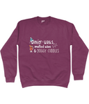 winter walks, mulled wine & doggy cuddles sweatshirt