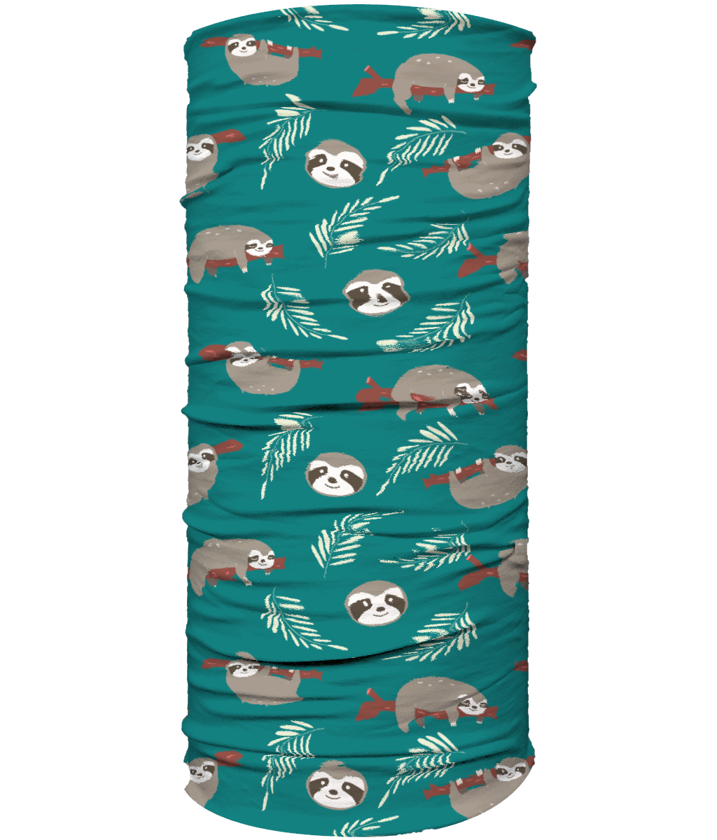 Lazy Sloth morf - face covering and headband - Pup Chic Boutique