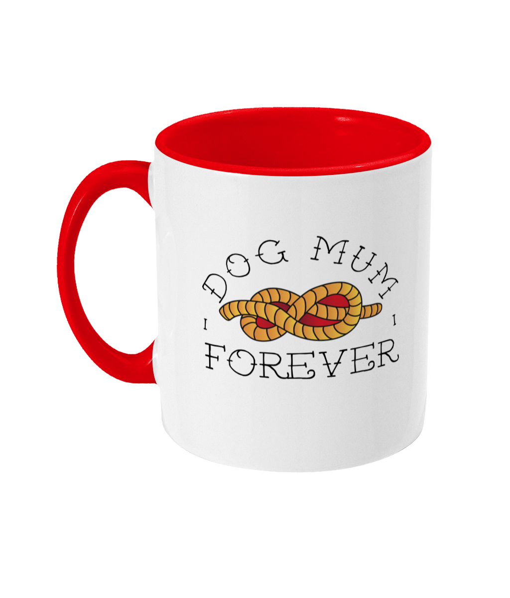 Dog Mum Infinity Tattoo two toned mug - Pup Chic Boutique