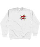 dog mum heart tattoo sweatshirt